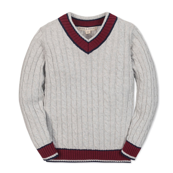 organic-v-neck-cricket-sweater Hope & Henry - Sophia's StyleSweaters-1